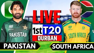 Pakistan vs South Africa 1st T20  Live Cricket Match Today  PAK vs SA Live Match Today Innings 2 [upl. by Atinehc944]