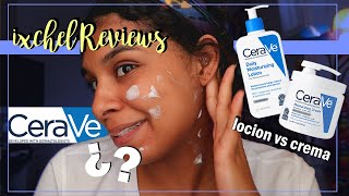 CERAVE CREMA HIDRATANTE vs CERAVE LOCIÓN HIDRATANTE  Comparación ¿Cual es mejor [upl. by Wendall396]