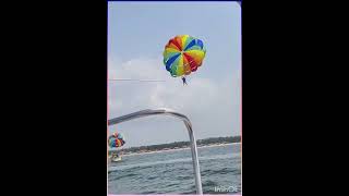 Parasailing at Goa goa parasailing highlights subscribe [upl. by Slaughter581]