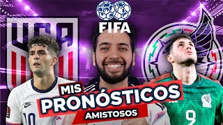 PRONÓSTICOS AMISTOSOS INTERNACIONALES ⚽️🏆  APUESTAS DEPORTIVAS  FUTBOL INTERNACIONAL [upl. by Danila]