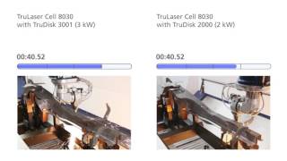 TruLaser Cell 8030 time comparison [upl. by Rockie899]