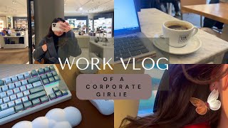 work vlog 👜💄  95 job vlog working in corporate from office and home enjoying life after work ✨💅🏻 [upl. by Dihahs]