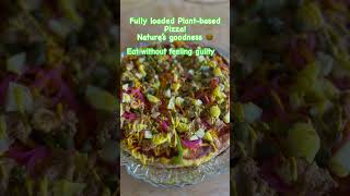 Best vegan pizza ever vegan fruitbqueen veganpizza jamaica plantbased nutmeat healthymeal [upl. by Euphemiah]