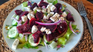 Salade de betteraves et fromage feta shorts [upl. by Latricia]