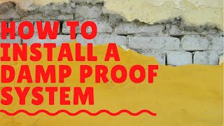 HOW TO INSTALL A DAMP PROOF SIMPLE DIY TUTORIAL [upl. by Segal619]