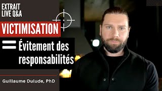 La victimisation estelle une forme dévitement  Guillaume Dulude PhD PSYCOM [upl. by Rebme]