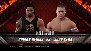 WWE 2K17 PS3  Roman Reigns VS John Cena [upl. by Sina]