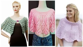 ideas modernas y elegantes de diseño de chal de crochet [upl. by Hathaway707]