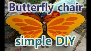 Butterfly chair simple DIY [upl. by Adnamas243]