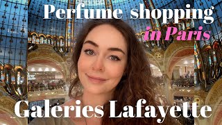 Perfume shopping in Galeries Lafayette Haussmann in Paris in HD [upl. by Licastro]