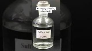 Sulphuric acid King of chemicals sulphuricacid science chemistry subscribe [upl. by Nagrom]