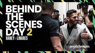 Fight Week Day 2 Haney vs Linares  Press Conference Behind The Scenes [upl. by Hsuk]