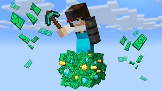 Minecraft But Its On 1 Money Block [upl. by Jamima]