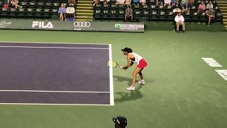 Hsieh SuWei Indian Wells 2018 return game [upl. by Mandy]