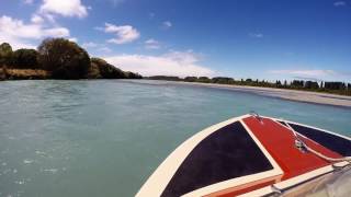 Jet Boating Fun  Lower Waimakariri River  Canterbury  New Zealand [upl. by Duwalt]