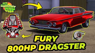 NEW DRIVABLE CAR  800HP RESTORED FURY  My Summer Car 81 [upl. by Manton]