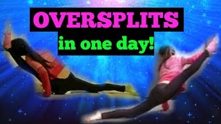 How to get OVERSPLITS in ONE DAY [upl. by Llertnov]