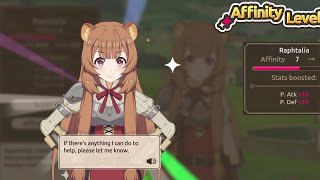 Konosuba Fantastic Days Affinity Level Up Phrase Tate no Yuusha Raphtalia Asami Seto [upl. by Sandler]