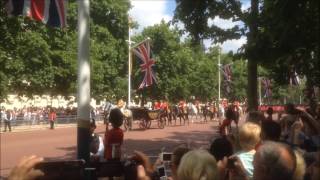 Massed bands of the Guards Trooping the Colour 2017 [upl. by Nareik]