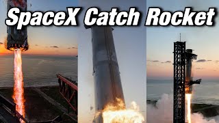 How SpaceX Landed A Rocket Without Landing Legs Catching a Giant Rocket With Giant Chopsticks [upl. by Linea92]