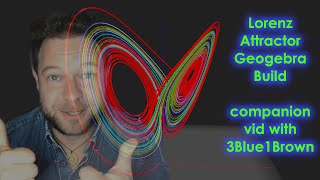 Lorenz Attractor Geogebra Build  companion vid to 3Blue1Brown [upl. by Lukasz]