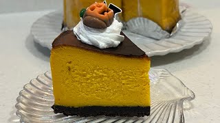 かぼちゃのベイクドチーズケーキの作り方🎃🍰 [upl. by Tj]