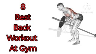 8 Best Back Workout At Gym l Mohit Fitness [upl. by Buttaro145]