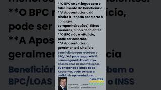 shortsvideo Assistenciais e Previdenciários BPCLOAS Aposentadorias bpcloas suaaposentadoria [upl. by Einimod944]