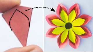 💫dry flower 🌸 making ideasStep By Stepdry flowers ideas for schooltrending diy [upl. by Akciret334]