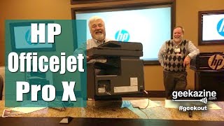 HP OfficeJet Pro X Series First Look  x576dw MFP [upl. by Ynamad]