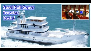 This Trawler SuperYacht Is Currently FOR SALE  335m Expedition Yacht Victoria [upl. by Rafaj]