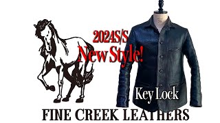 【革ジャン・FINE CREEK LEATHERS最新作KeyLock 】魅力を最速披露！ [upl. by Analad]