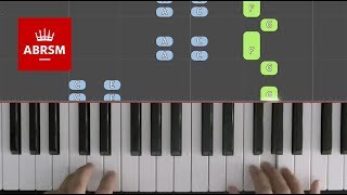 Waltz  ABRSM Piano Grade 2 2019 amp 2020 B2  Synthesia live keys tutorial [upl. by Alisa158]