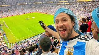 ¡Vi a Argentina ganar la copa  Final del Mundial Qatar 2022 Vlog 🏆⚽️🇫🇷🇦🇷 [upl. by Notgnirrab]