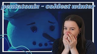 Pentatonix  Coldest Winter Official Video Reaction  Carmen Reacts [upl. by Sonni]