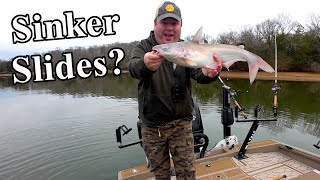 Should I Be Using Sinker Slides On A Boat While Catfishing [upl. by Whall252]