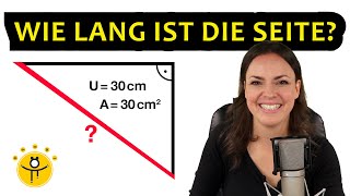 Wie lang ist die Seite – Geometrie Dreieck [upl. by Leid]