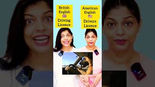 American and British English Words Differencesquot shorts ytshorts languageskills [upl. by Vashtee]