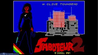 SABOTEUR II Mod Version 1 48K ZX Spectrum 2024 game Gameplay  DVDfeverGames [upl. by Cori]