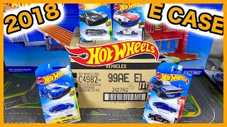 Unboxing Hot Wheels 2018 E Case 72 Car Assortment [upl. by Eartha]