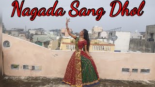 Nagada Sang Dhol ❤️💥🔥 ft Khushi  Navratri 2024 special 🙏🏻  RamLeela [upl. by Ahsertal]