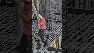 Foundation Concrete Pour  Step by Step with Air Pump [upl. by Ymmat581]