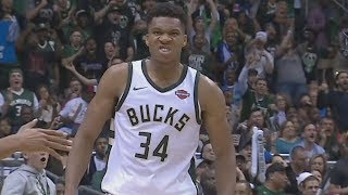 LeBron James vs Giannis Antetokounmpo Cavs vs Bucks 201718 Season [upl. by Heda103]