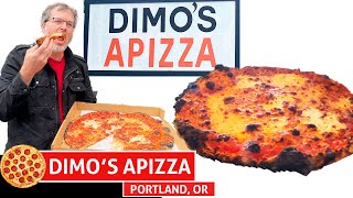 Dimos Apizza  Portland OR  Right On Pizza Review [upl. by Fawna655]