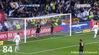 Real Madrid All 121 Goals In La Liga 20112012 [upl. by Gladis]