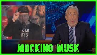 Jon Stewart RUTHLESSLY MOCKS Elon Musk  The Kyle Kulinski Show [upl. by Ohare190]