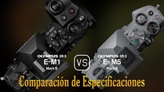 Olympus OMD EM1 Mark III vs Olympus OMD EM5 Mark III Una Comparación de Especificaciones [upl. by Charmian835]