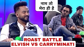 Carryminati Roast Elvish Yadav Playground Season 3 elvish yadav carryminati heated Roast battle [upl. by Odnarb]