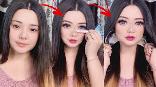 VIRAL ASIAN MAKEUP TRANSFORMATION [upl. by Trakas]