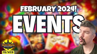 All February Events Revealed  Hero Wars Dominion Era [upl. by Norehs]